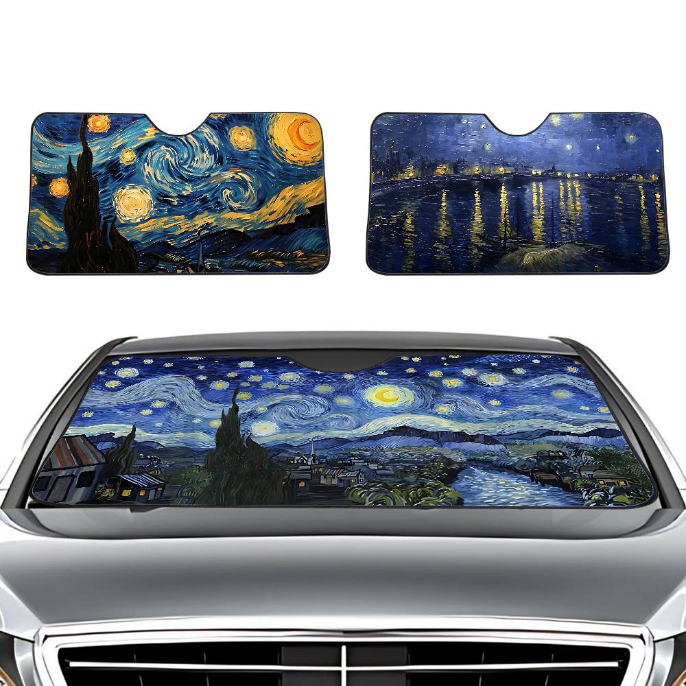 Car Accessories Window - Penutup Kaca Depan Mobil Starry Night
