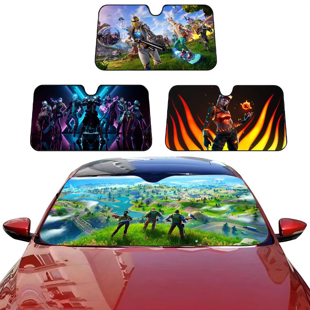 Car Accessories Window - Pelindung Matahari Jendela Mobil Game Kartun