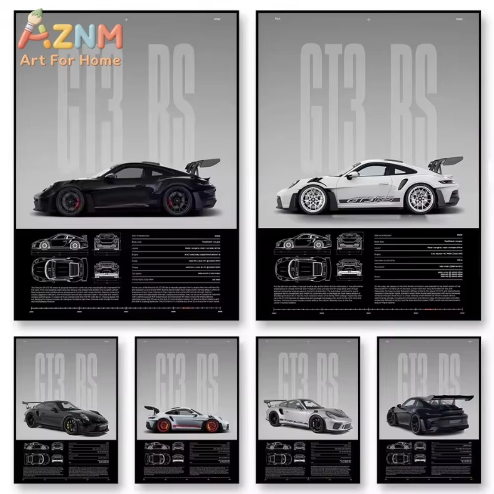 1 Buah Poster Supercar Mobil S - Car Accessories For Inside ulasan dan harga