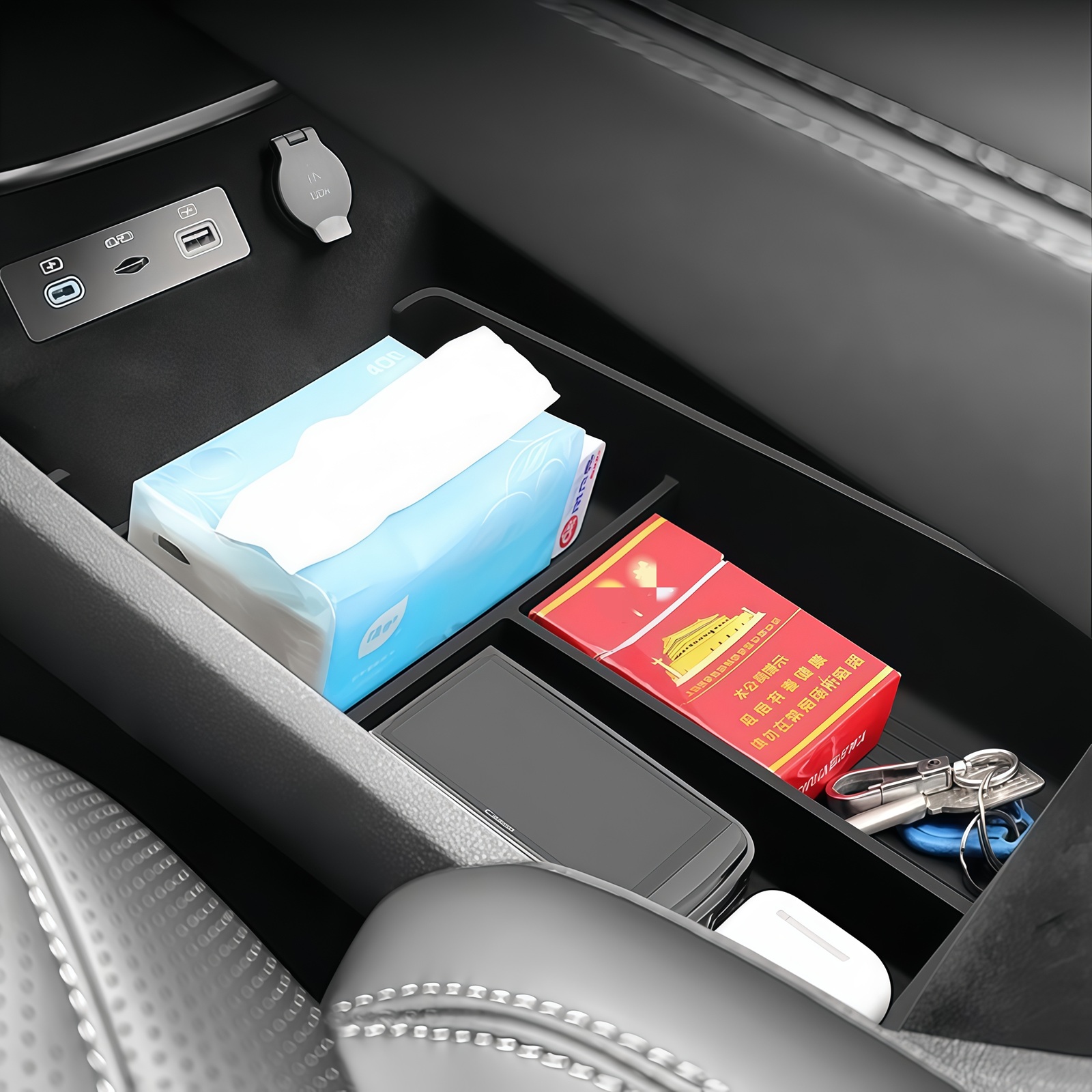 Baki Penyimpanan Bawah Konsol  - Car Accessories For Inside ulasan dan harga